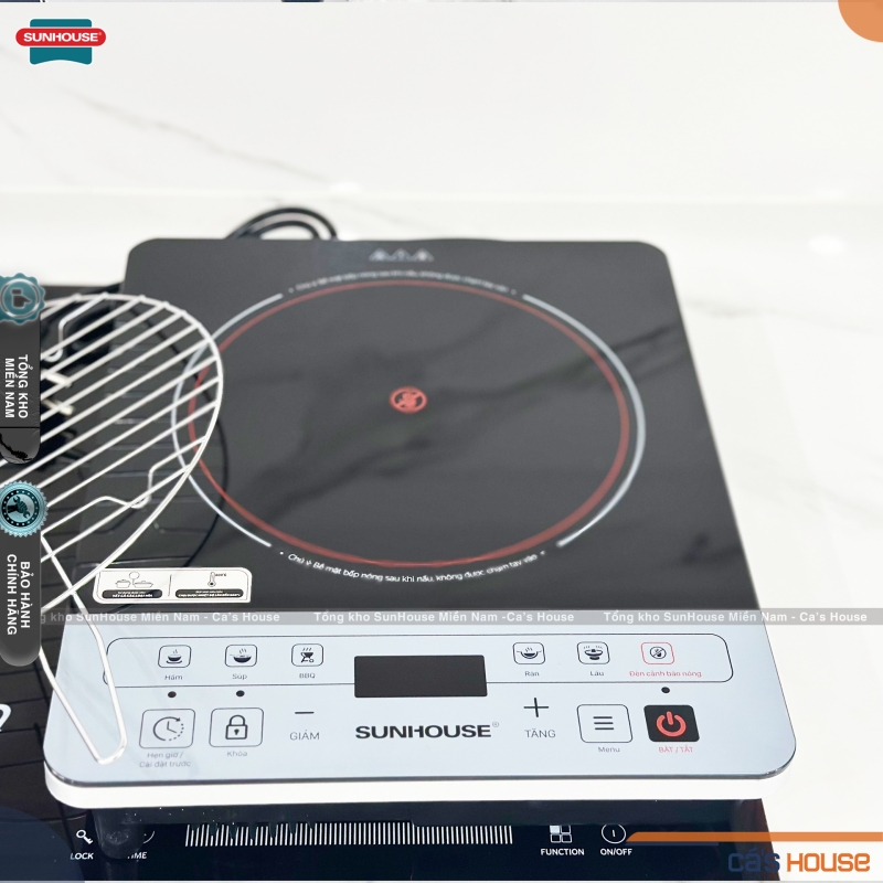 Bếp hồng ngoại cảm ứng 2000W - Sunhouse SHD6005